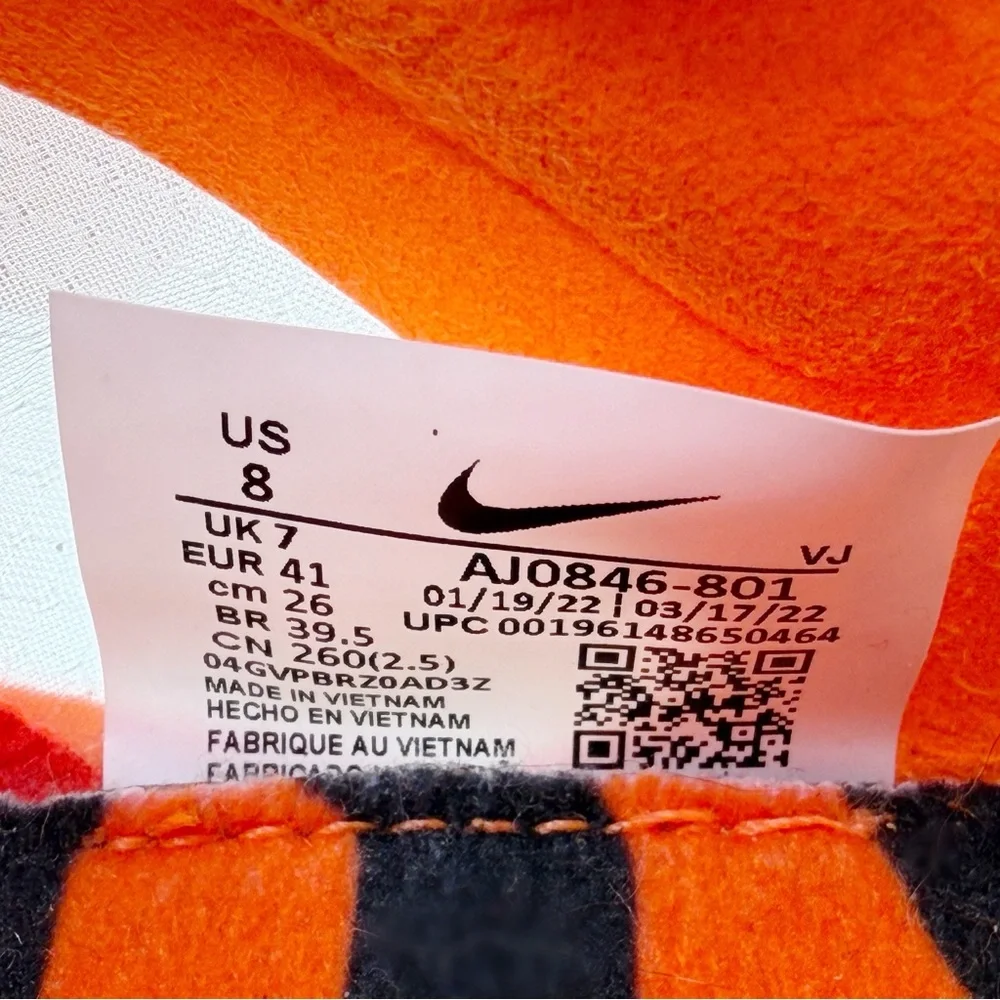 Nike Zoom Victory Waffle 5 XC Track Shoes Mens Size 8 Total Orange Volt New